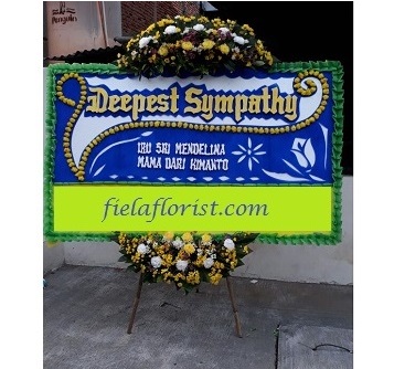 Bunga Papan duka cita FF-014