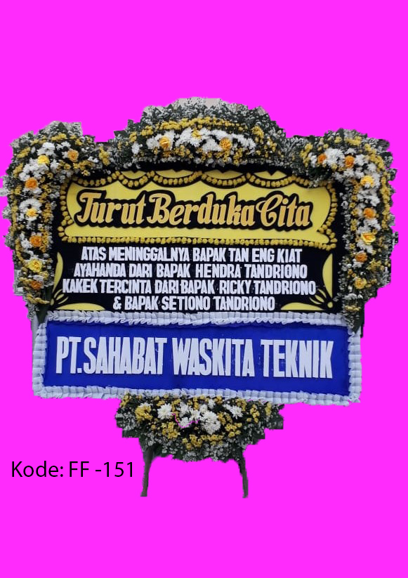 Karangan bunga duka cita