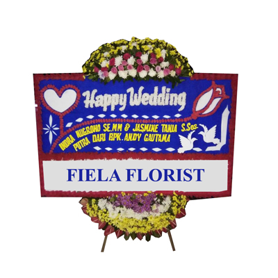 Bunga Papan Wedding