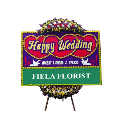 Bunga Papan Wedding
