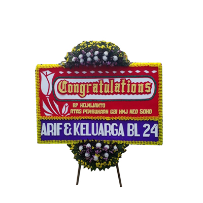Karangan Bunga Papan