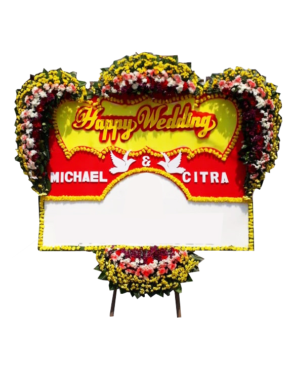 Bunga Papan Wedding Jakarta